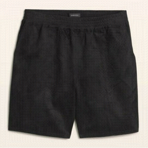 BABATON faux suede tommie shorts in black size M